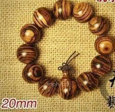 INPHIC-加里曼丹花奇楠沉香手串20mm 2.0越南虎斑檀木佛珠男手鏈